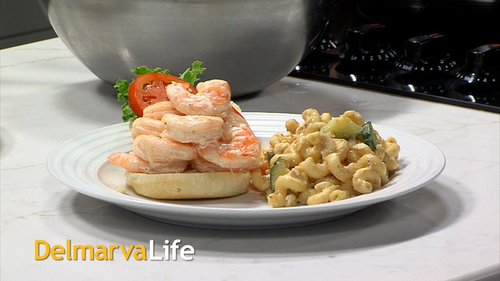 Joe White Returns to the Kitchen Concepts Kitchen Making a Delicious Shrimp Salad